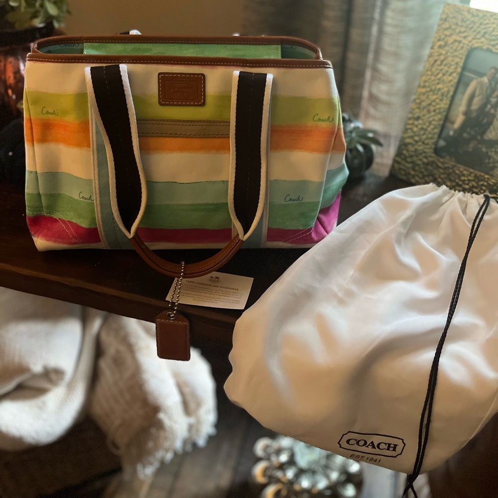 Coach fabric bag
